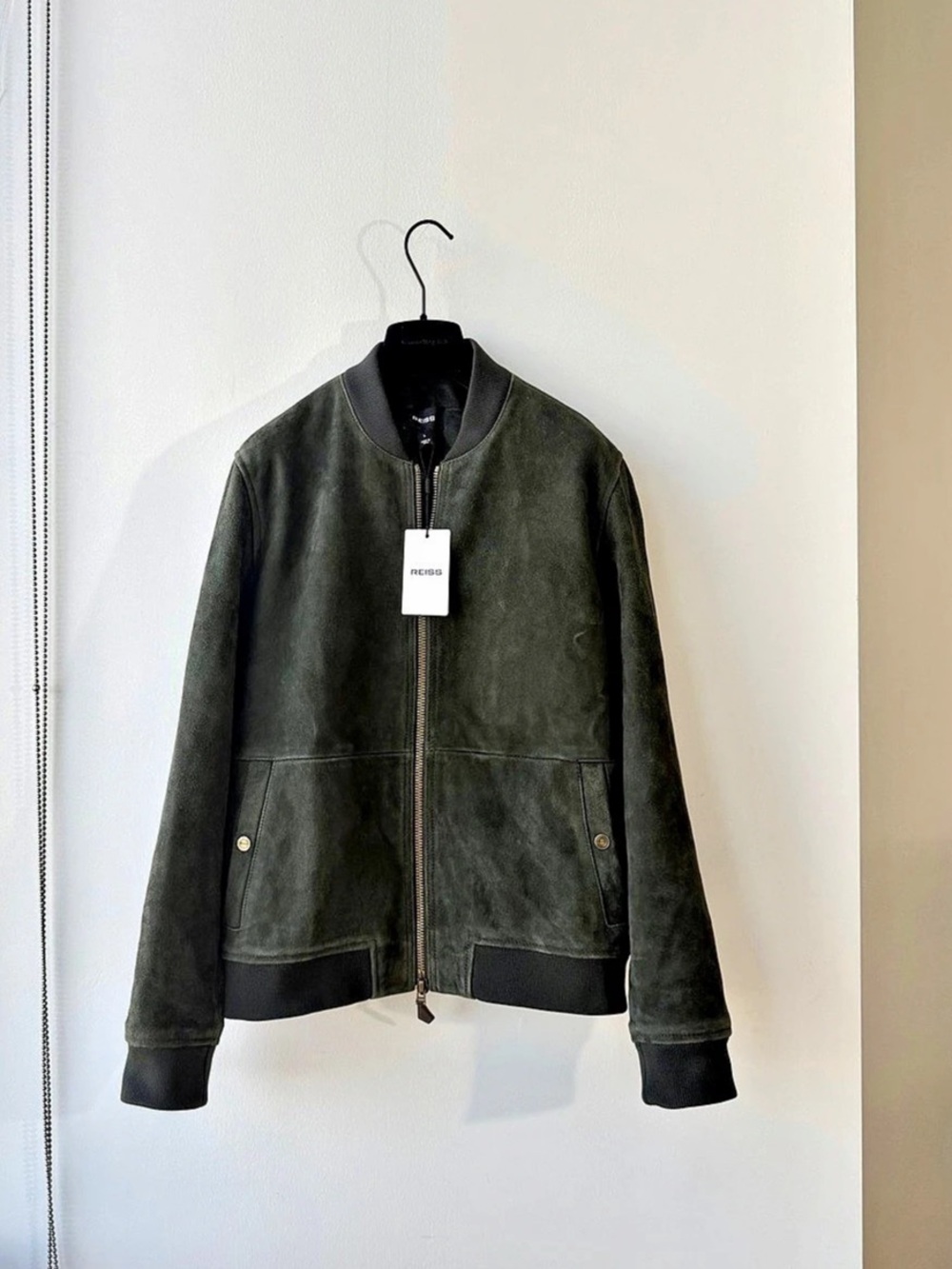 REISS
Suede Bomber Jacket